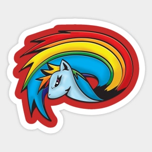 Rainbow Swirl Sticker